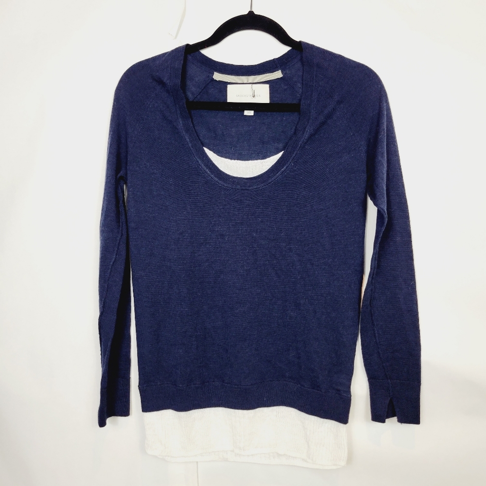 Brochu Walker layered pullover sweater